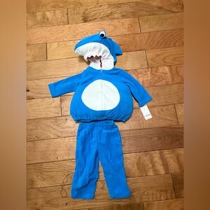 Carter’s Blue Shark 2 Piece Costume for Kids 6-9 Months